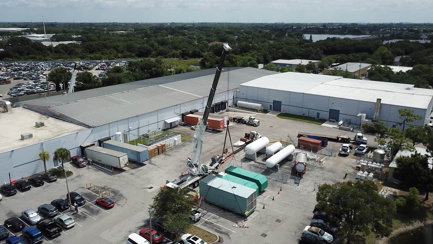 Commercial electrical project in the Tampa Bay area